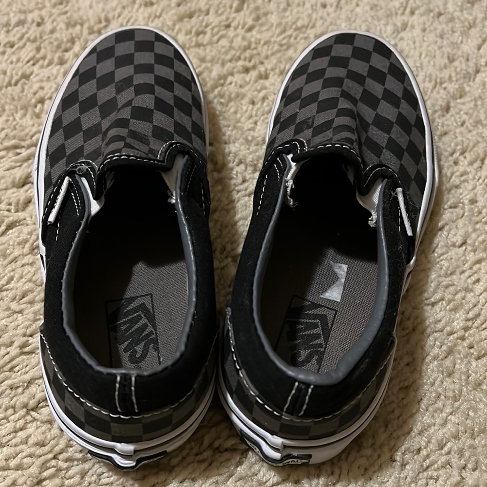 Vans checkered slip on